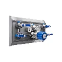 [642-25002] High Purity Panel - Twin, Chrome Plated Inlet 20,000kPa Outlet 0-1,000kPa_2_Web.webp
