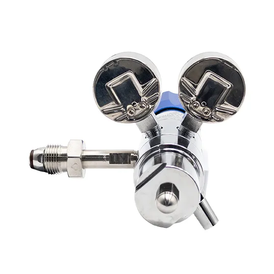 [660-00005] High Purity Regulator - Dual Stage, Chrome Plated Inlet 30,000kPa Outlet 0-200kPa_4_Web.webp