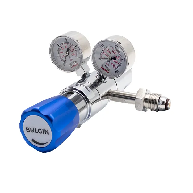 [660-00006] High Purity Regulator - Dual Stage, Chrome Plated Inlet 30,000kPa Outlet 0-800kPa_3_Web.webp