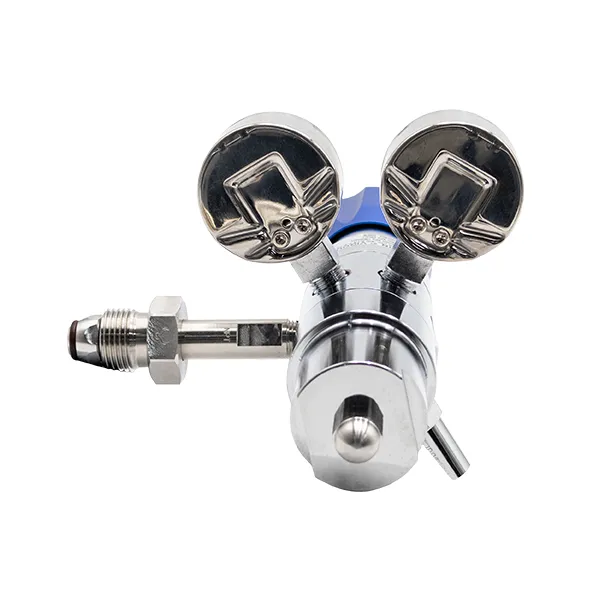 [660-00006] High Purity Regulator - Dual Stage, Chrome Plated Inlet 30,000kPa Outlet 0-800kPa_4_Web.webp