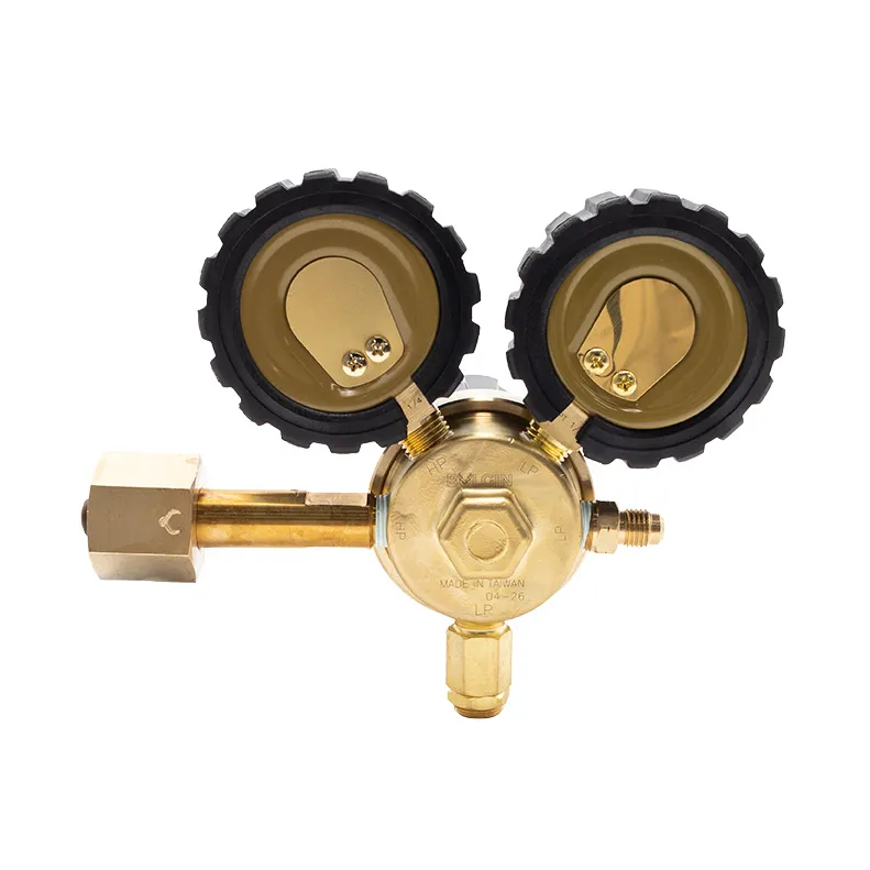 [640-00001-T50-1F] Brass High Pressure Piston Regulator - Nitrogen Max Inlet 32,000kPa Out 0-2,000 kPa, Type 50 - 1-4 SAE Flare Male_4_Web.webp