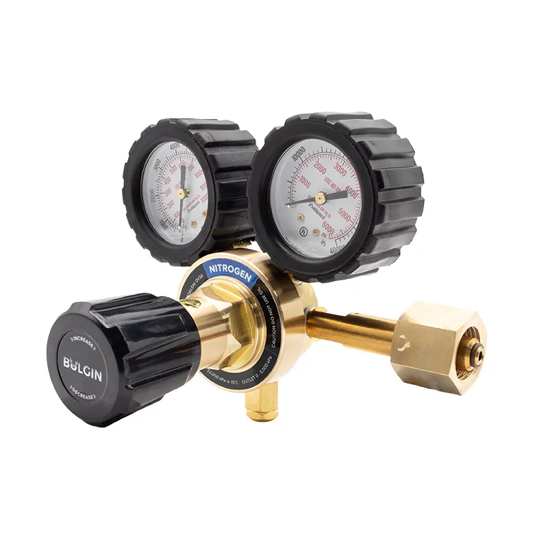 [640-00002-T50-1F] Brass High Pressure Piston Regulator - Nitrogen Max Inlet 32,000kPa Out 0-5,000 kPa, Type 50 - 1-4 SAE Flare Male_3_Web.webp