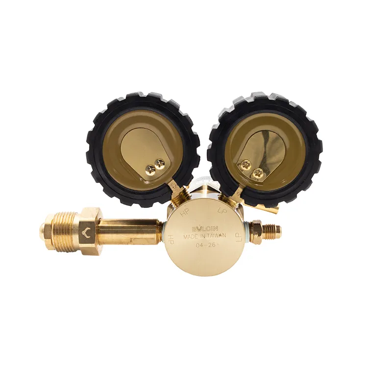 [640-00005-T51-1F] Brass High Pressure Piston Regulator - Nitrogen Max Inlet 32,000kPa Out 0-20,000 kPa, Type 51 - 1-4 SAE Flare Male_4_Web.webp