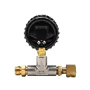 [668-40001] Test Gauge Oxygen 0-1,600 kPa In 5-8-18 UNF Female RH Out 5-8-18 UNF Male RH_2_Web.webp