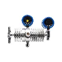 [640-00007] Heat Sink Carbon Dioxide Regulator - Adjustable with Flowgauge 0-35lpm Rear Entry Type 30_2_Web.webp