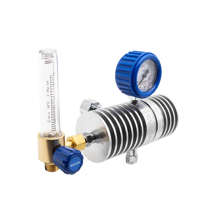 [640-00008] Heat Sink Carbon Dioxide Regulator - Set Pressure 400kPa with Flowmeter 0-25lpm Rear Entry Type 30_3_Web.webp