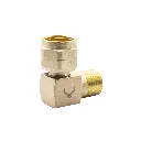 [674-40014] Brass Hose Adaptor 5-8-18 UNF LH Female - 5-8-18 UNF LH Male 90 degree_5_Web.webp