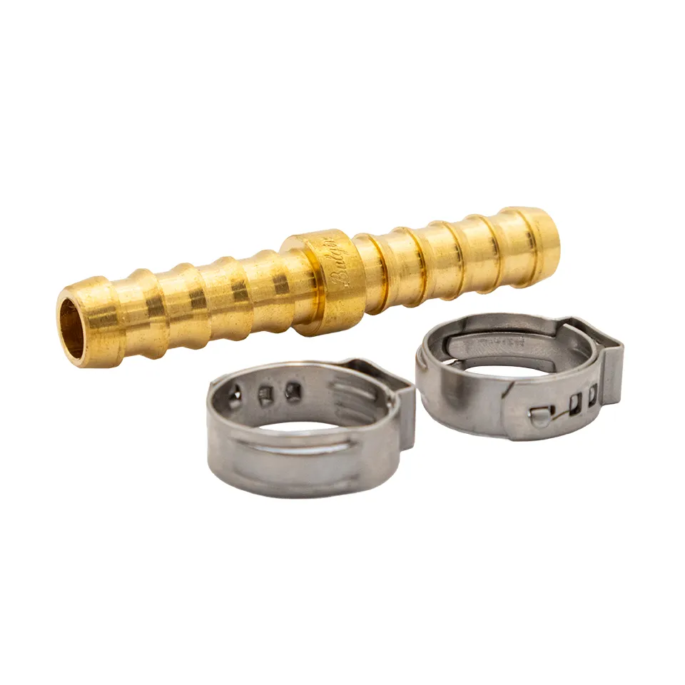 [647-00001] Hose Joiner with Clamps for 10mm Hose