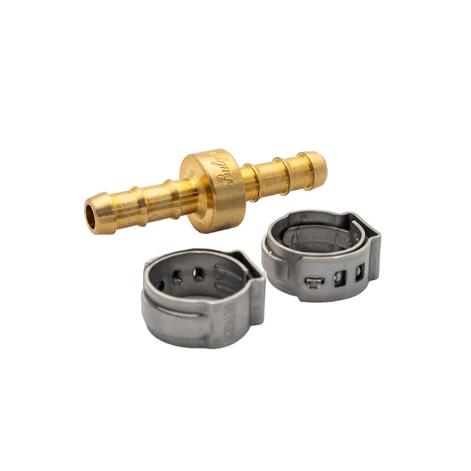 Hose Joiner with Clamps for 5mm Hose