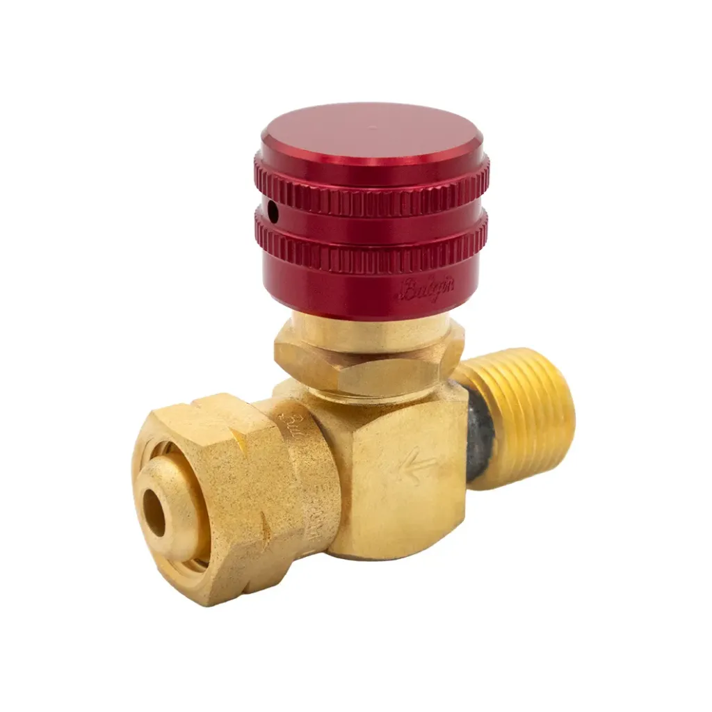 Needle Valve 5/8"-18 UNF Male LH IN to G3/8 Male RH OUT