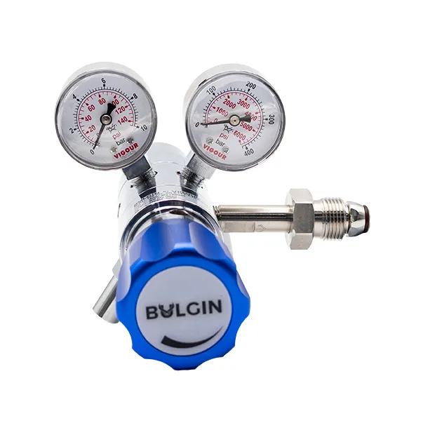 [660-00006] High Purity Regulator - Dual Stage, Chrome Plated Inlet: 30,000kPa Outlet 0-800kPa