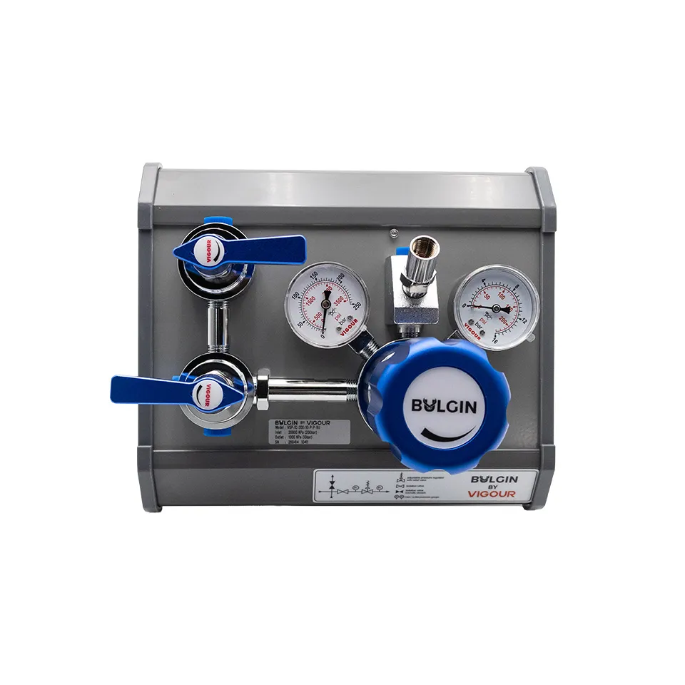 High Purity Panel - Single, Chrome Plated Inlet: 20,000kPa Outlet: 0-1,000kPa