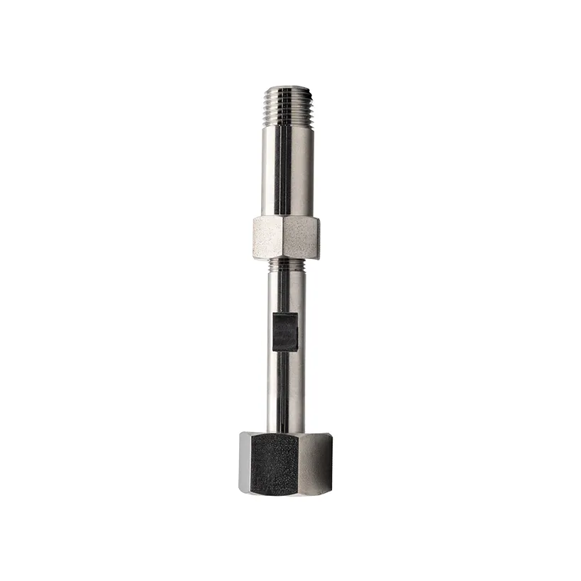 SS316 CGA180 Cylinder Connection Nut and Stem 1/4" NPT