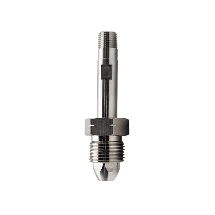 SS316 CGA590 Cylinder Connection Nut and Stem 1/4" NPT