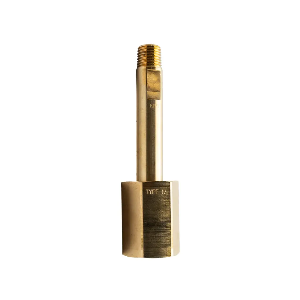 [547-25012] Brass Type 17 Nut and Stem 90mm Set AS2473.2