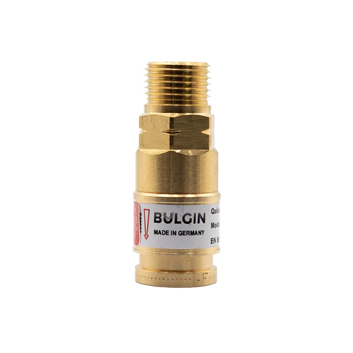 [3004-0022] Bulgin® Q/A Coupler (DKG) Fuel Gas EN561 Torch End 5/8"-18 UNF M LH - No Pin