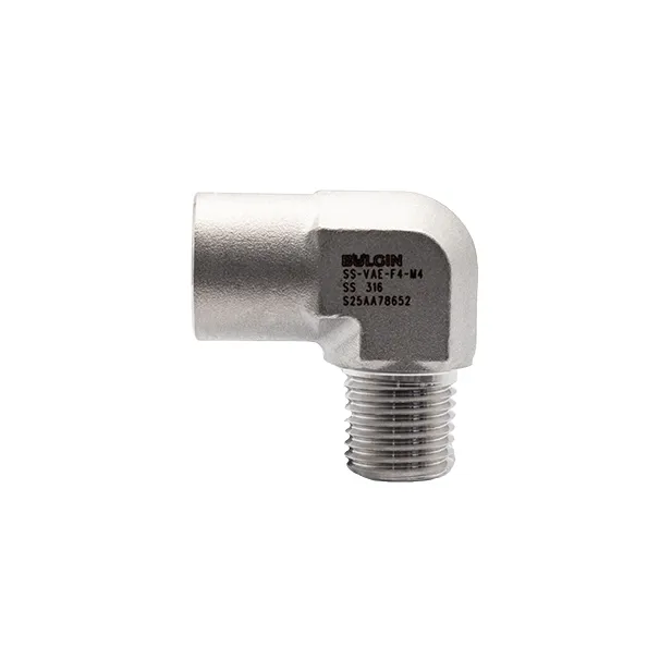 SS316 Street Elbow Adaptor 1/4" NPT Male to 1/4" NPT Female