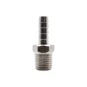 SS316 Adaptor 1/4" NPT Male to 1/4" Hose Barb