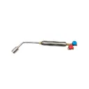 Propane and Compressed Air Torch with Handle and Burner Inlet (Propane): 5/8"-18 UNF Male LH and Inlet (Air): 5/8"-18 UNF Male RH