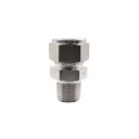 SS316 Male Connector 1/2" NPT (M) to 3/4" Compression