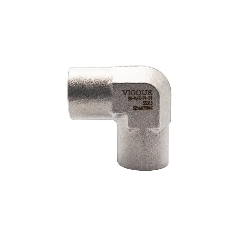 SS316 Elbow 1/4" NPT (F) to 1/4" NPT (F)