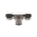 SS316 Female Branch Tee 1/2" Tube 1/4" NPT (F)