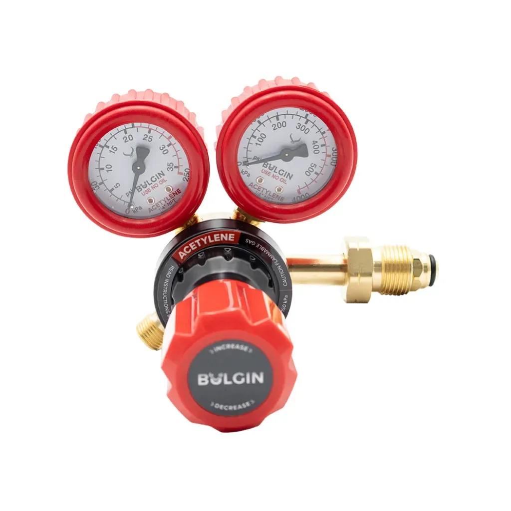 [540-00001] Acetylene Regulator 0-150kPa Side Entry Type 20 AS 4267