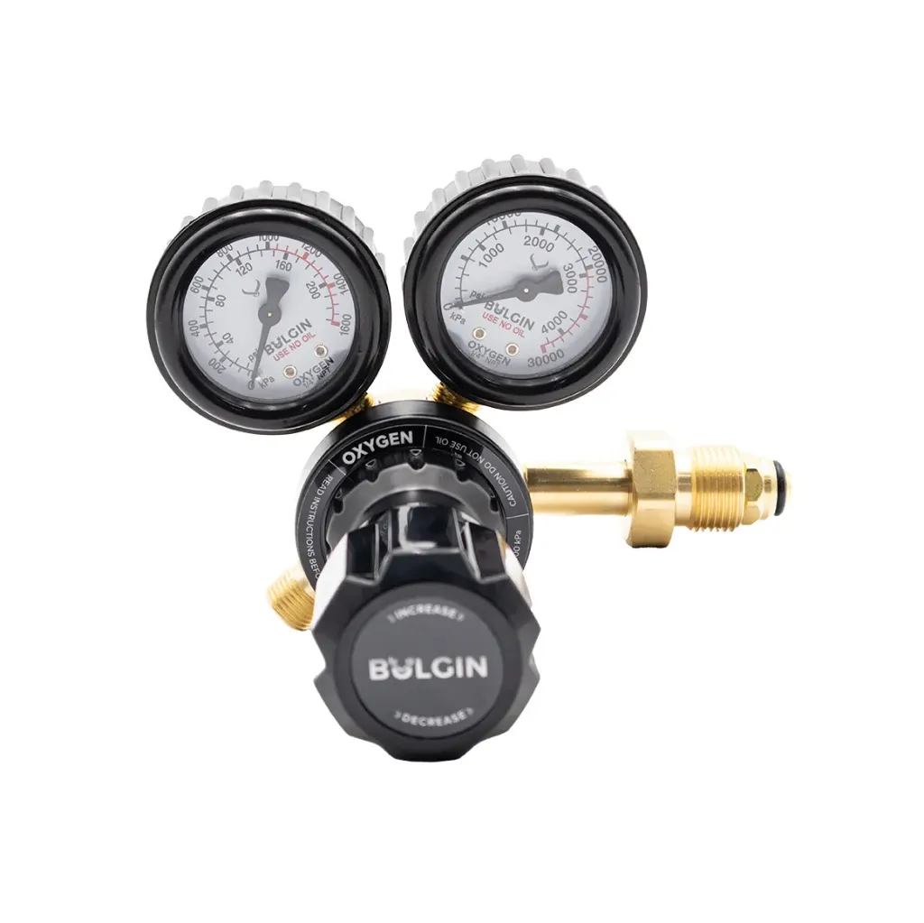 [540-00002] Oxygen Regulator 0-1,000kPa Side Entry Type 10 AS 4267