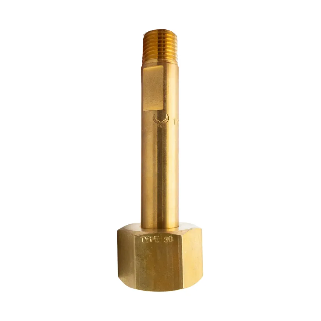 Brass Type 30 Nut and Stem 90mm Set AS2473.2