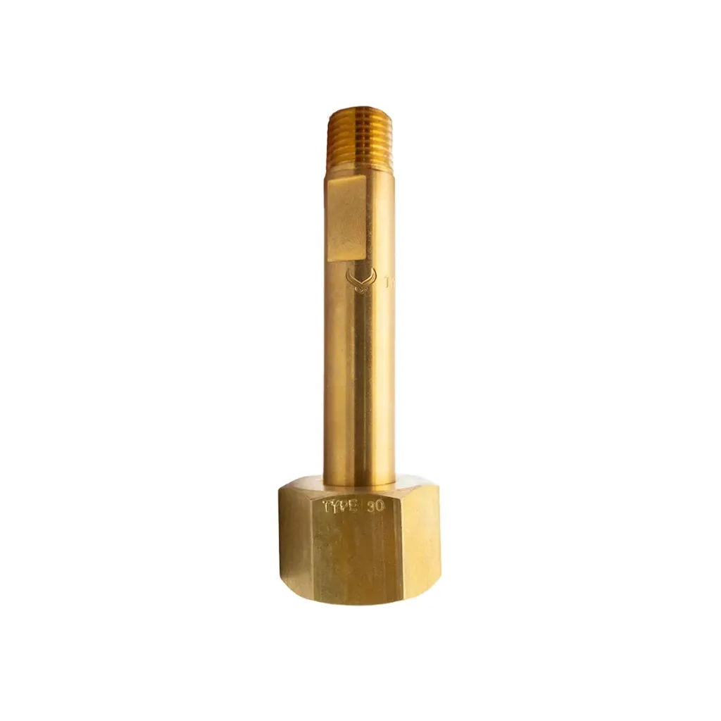 Brass Type 30 Nut and Stem 90mm Set AS2473.2