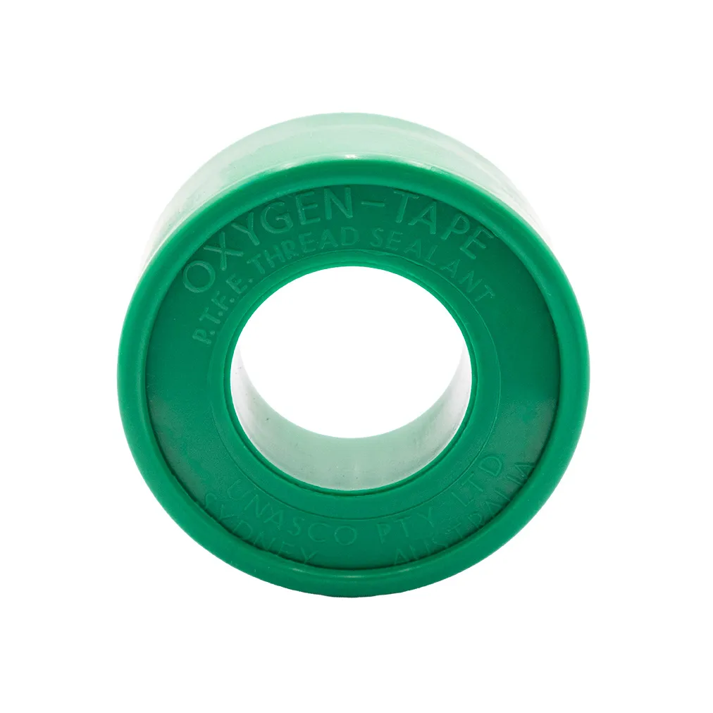 [675-00001] Green Oxygen Thread Seal Tape - 6mm x 12m
