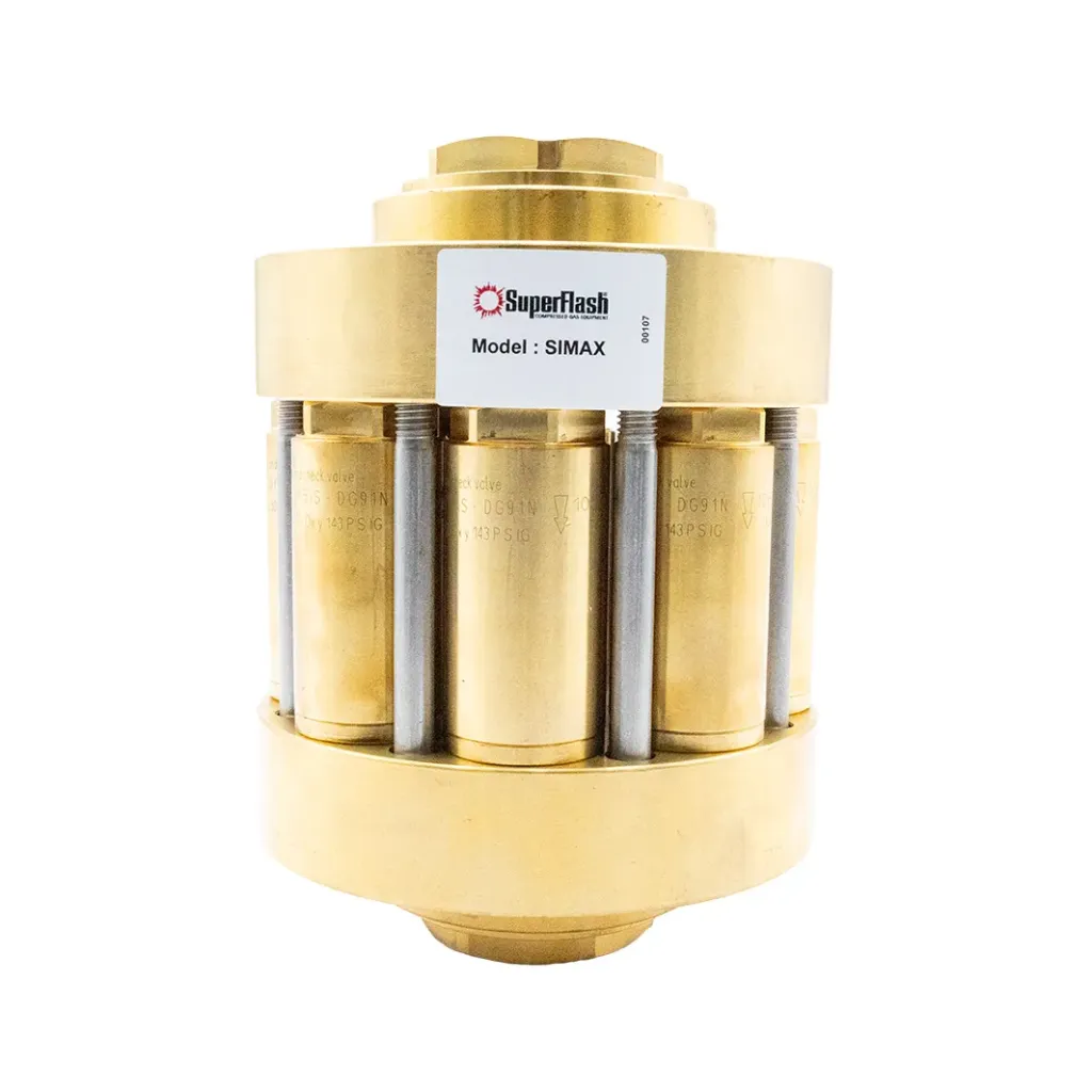[656-29008] Superflash® Simax 8 High Flow Oxygen Flashback Arrestor Inlet/Outlet 1" NPT Female