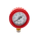 Bulgin Pressure Gauge ACETYLENE 0-4,000kPa 1/4" NPT Male Bottom Entry
