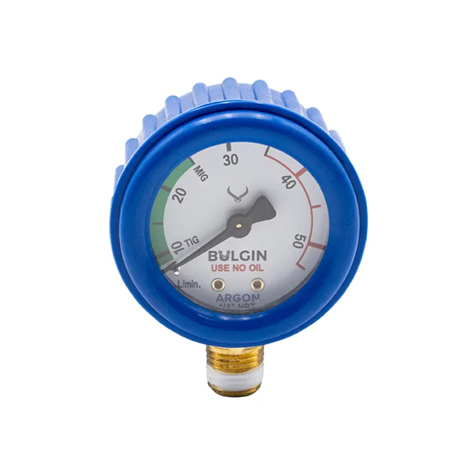 Bulgin Flow Gauge ARGON 0-50L/min 1/4" NPT Male Bottom Entry