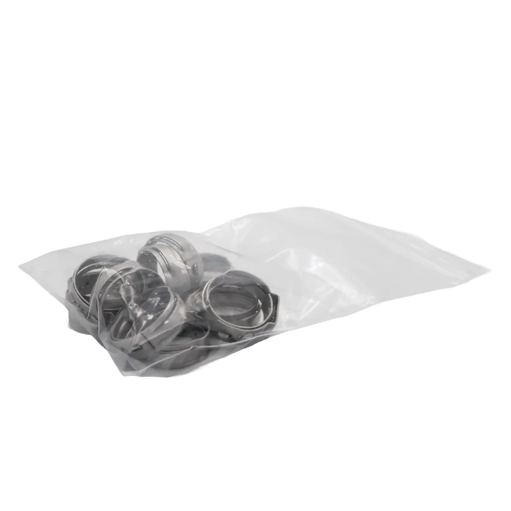 [538-00002] Stepless Hose Clamp 18.5mm OD  (for 10mm ID Hose - QTY 10)